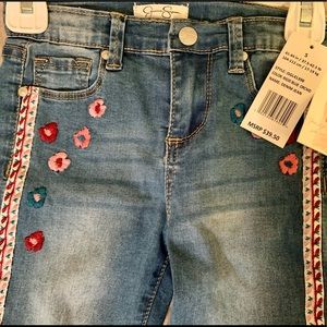 Jessica Simpson embroidered jeans